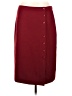 Unbranded 100% Polyester Solid Burgundy Red Formal Skirt Size 12 - photo 1