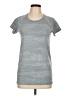 Lululemon Athletica Tweed Gray Blue Active T-Shirt Size 10 - photo 1