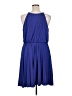 Lane Bryant Solid Blue Cocktail Dress Size 14 - 15 Plus - photo 2