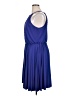 Lane Bryant Solid Blue Cocktail Dress Size 14 - 15 Plus - photo 5