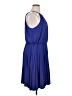 Lane Bryant Solid Blue Cocktail Dress Size 14 - 15 Plus - photo 4