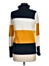 French Connection Color Block Yellow Turtleneck Sweater Size 8 - photo 2