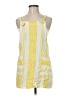 Mango Stripes Yellow Casual Dress Size 6 - photo 1