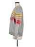 Gap 100% Cotton Print Gray Pullover Sweater Size M - photo 5