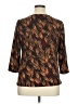 Kim Rogers 100% Polyester Brown 3/4 Sleeve Blouse Size XL (petite) - photo 2