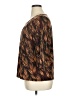 Kim Rogers 100% Polyester Brown 3/4 Sleeve Blouse Size XL (petite) - photo 5