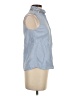 J.Crew Blue Sleeveless Blouse Size 0 - photo 4