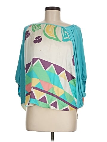 VOOM by Joy Han 3/4 Sleeve Blouse (view 1)