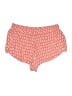 Forever 21 100% Rayon Hearts Red Shorts Size M - photo 2