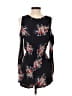 Willow & Clay 100% Viscose Floral Black Romper Size S - photo 2