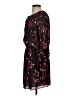 Parker 100% Polyester Black Red Casual Dress Size S - photo 5