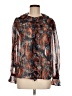 Sam Edelman 100% Polyester Orange Long Sleeve Blouse Size M - photo 1