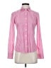 J.Crew 100% Cotton Checkered-gingham Pink Long Sleeve Button-Down Shirt Size 0 - photo 1
