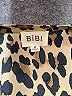 Bibi Animal Print Tan Short Sleeve Blouse Size M - photo 7