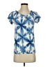 Chaps Blue Short Sleeve Top Size S (petite) - photo 1