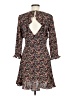 Topshop Floral Brown Pink Casual Dress Size 8 - photo 2