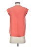 Joie 100% Silk Pink Short Sleeve Silk Top Size XS - photo 2