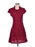 Assorted Brands Solid Burgundy Casual Dress Size S - photo 1