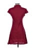 Assorted Brands Solid Burgundy Casual Dress Size S - photo 2
