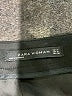 Zara Chevron-herringbone Gray Black Casual Skirt Size M - photo 4