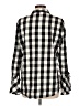 Time and Tru Checkered-gingham Black Long Sleeve Blouse Size L - photo 2
