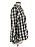 Time and Tru Checkered-gingham Black Long Sleeve Blouse Size L - photo 4