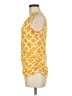 C'est La Vie Yellow Sleeveless Blouse Size M - photo 5