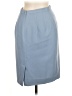 Gianni Solid Blue Formal Skirt Size 6 - photo 2