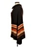 Inverni Stripes Brown Poncho One size - photo 5