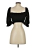 Better be 100% Polyester Black 3/4 Sleeve Top Size S - photo 2