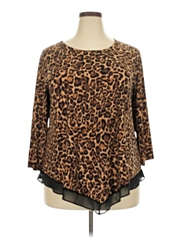 Carmen Carmen Marc Valvo 3/4 Sleeve Blouse (view 1)