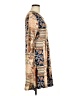 Unbranded 100% Polyester Print Tan Casual Dress Size M - photo 4