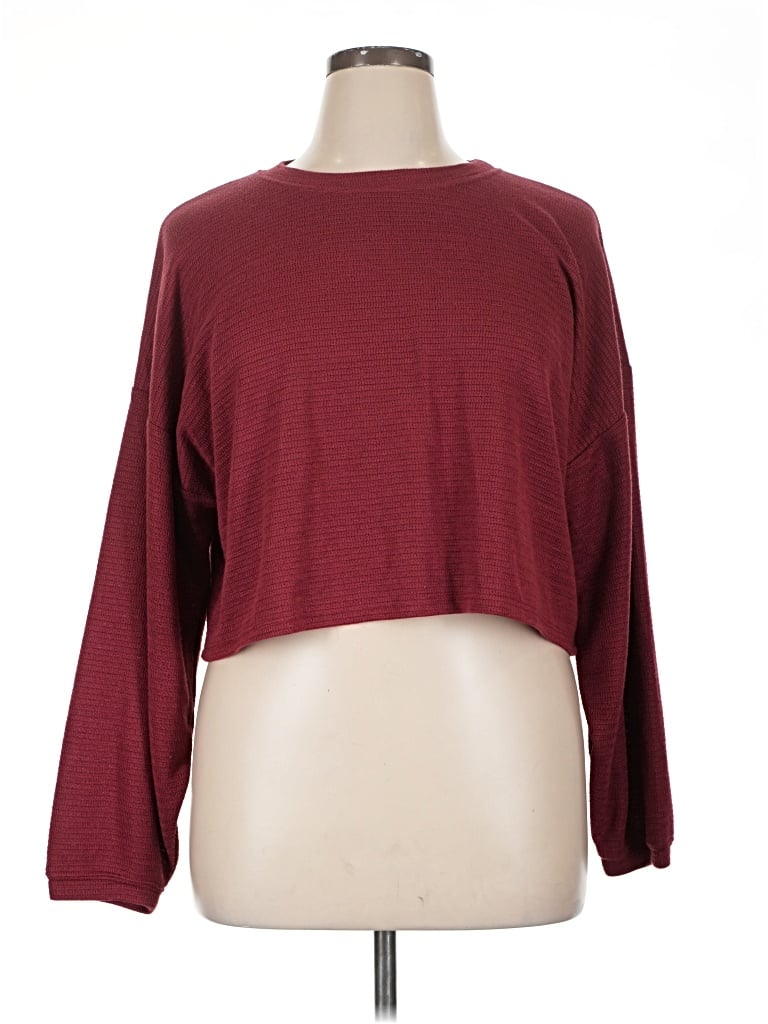Pre-owned Freshman 1996 Pullover Sweater In Burgundy