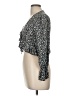 Shein 100% Polyester Black Long Sleeve Top Size 6 - photo 5