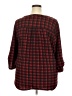 NY Collection Red 3/4 Sleeve Blouse Size 2X - photo 2