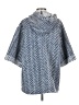 Splendid Chevron-herringbone Blue Coat Size S - photo 2