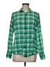 J.Crew Plaid Green Long Sleeve Button-Down Shirt Size 6 - photo 1
