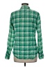 J.Crew Plaid Green Long Sleeve Button-Down Shirt Size 6 - photo 2
