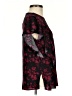 Express 100% Rayon Burgundy Short Sleeve Blouse Size XXS - photo 4