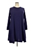 Architect Solid Blue Casual Dress Size 2X - photo 1