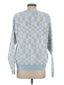 Assorted Brands Checkered-gingham Blue Pullover Sweater Size S - photo 2