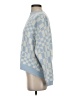 Assorted Brands Checkered-gingham Blue Pullover Sweater Size S - photo 5