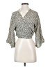 Japna 100% Viscose Ivory 3/4 Sleeve Blouse Size S - photo 1