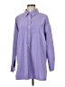 Unbranded 100% Polyester Purple Long Sleeve Blouse Size M - photo 1