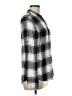 Calvin Klein Checkered-gingham Black Long Sleeve Button-Down Shirt Size M - photo 4