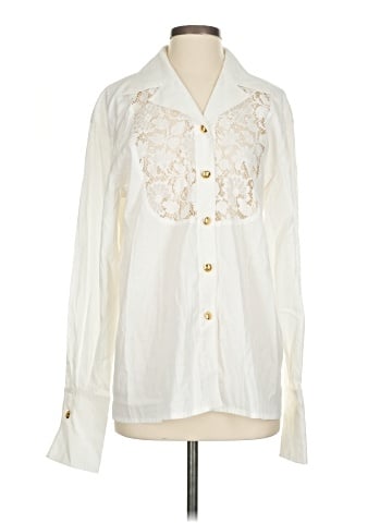 Escada by Margaretha Ley Long Sleeve Blouse (view 1)