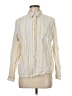 Universal Thread 100% Cotton Stripes Yellow Long Sleeve Button-Down Shirt Size M - photo 1