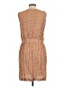 Unbranded 100% Rayon Polka Dots Tan Casual Dress Size L - photo 2