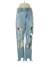American Eagle Outfitters Graphic Blue Jeans Size 4 SHORT - photo 1