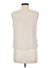 Danielle Casey 100% Polyester Ivory Sleeveless Top Size 8 - photo 2